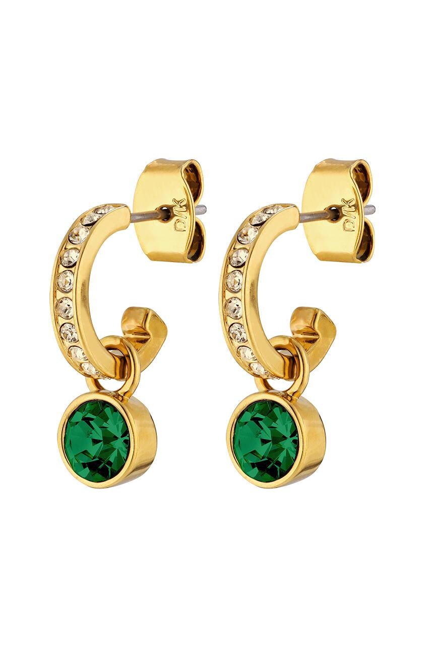 Billede af Dyrberg/Kern Dessa Earring, Color: Gold/Green, Onesize, Women