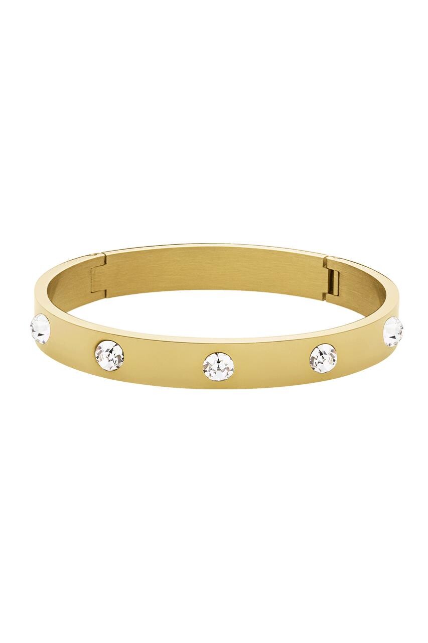 Billede af Dyrberg/Kern Bella Bracelet, Color: Gold/Crystal, I, Women