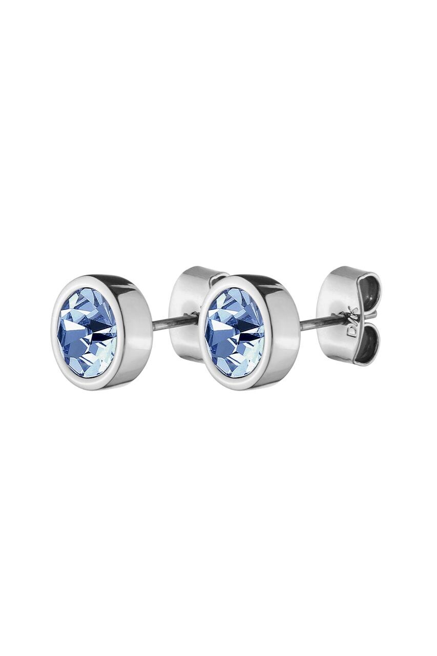 Dyrberg Kern Noble Earring, Color Silver Blue, Onesize, Women