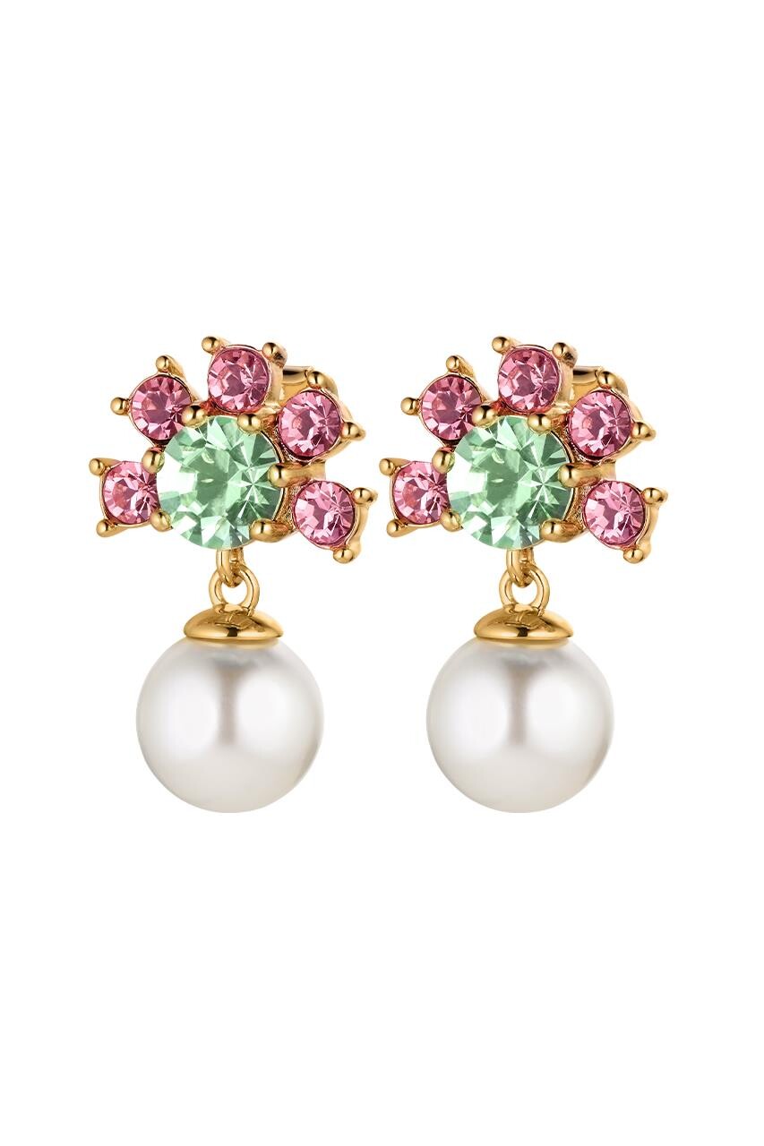 Billede af Dyrberg/Kern Veronica Earring, Color: Gold/Green, Onesize, Women