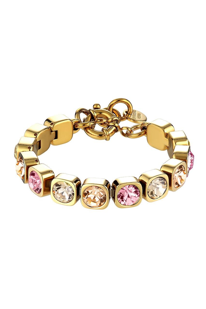 DYRBERG/KERN CONIAN BRACELET 420113 (Gold, Peach, ONESIZE)