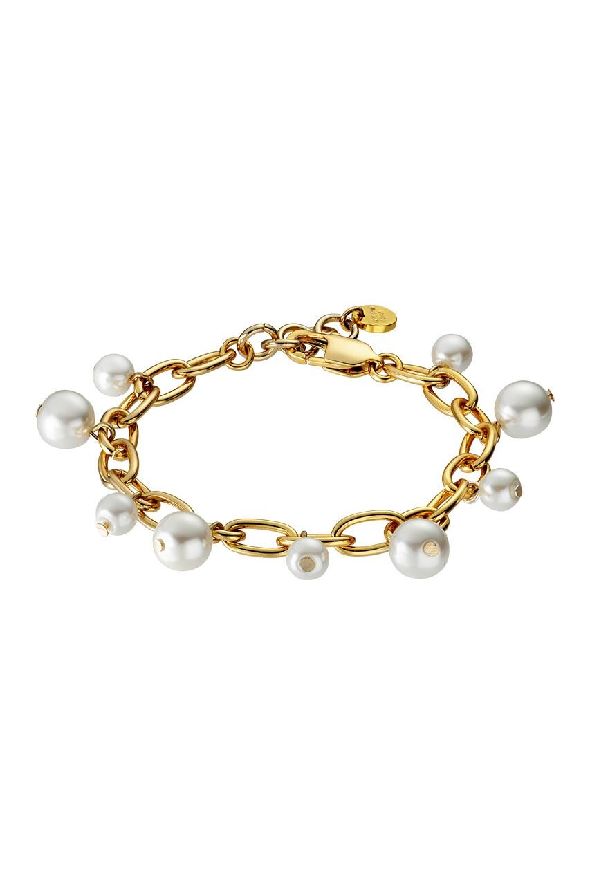 Billede af Dyrberg/Kern Elena Bracelet, Color: Gold/White, Onesize, Women
