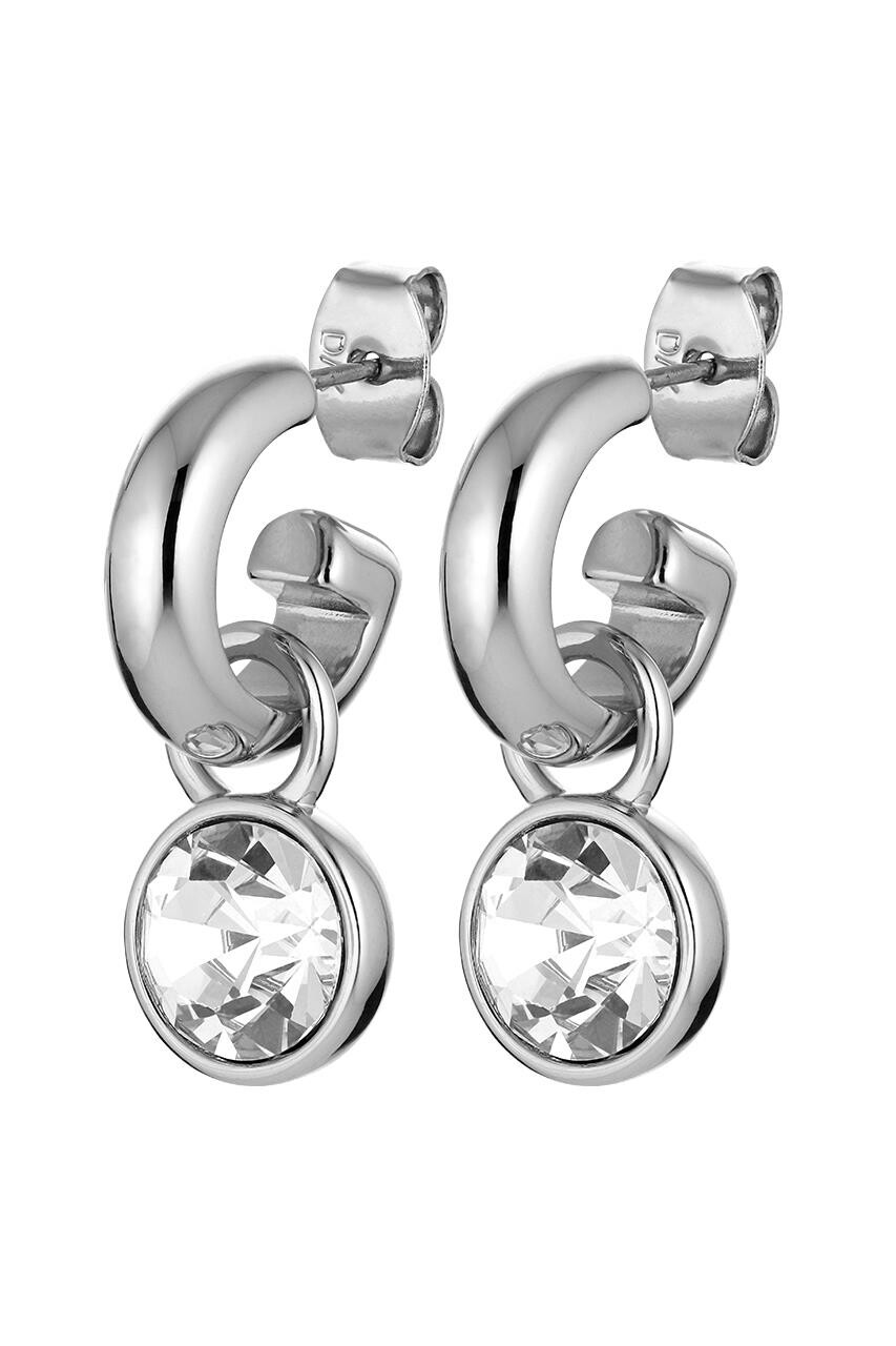 Dyrberg Kern Anna Earring Color: Silver Crystal Onesize Women