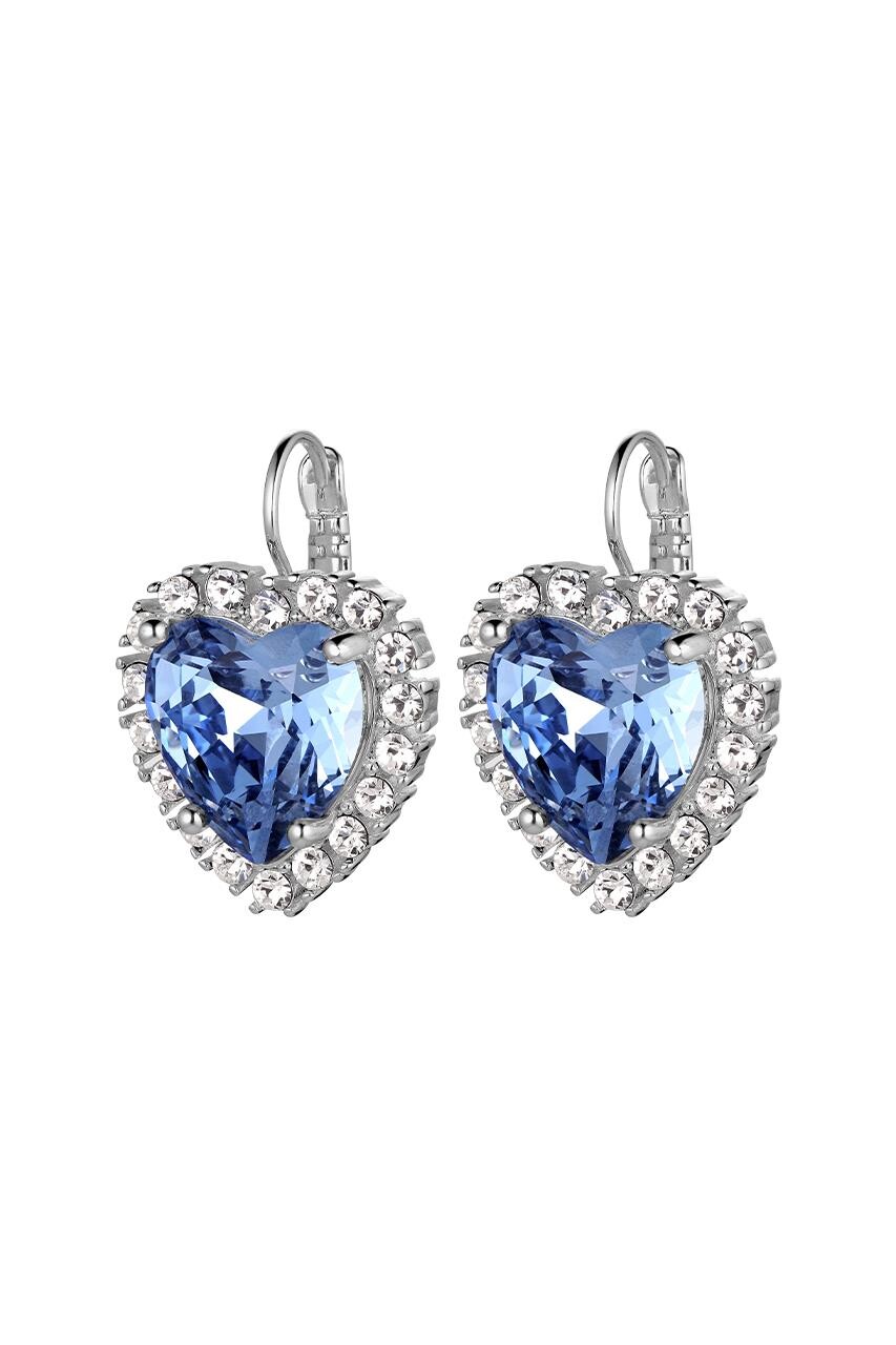 Billede af Dyrberg/Kern Felicia Earring, Color: Silver/Blue, Onesize, Women