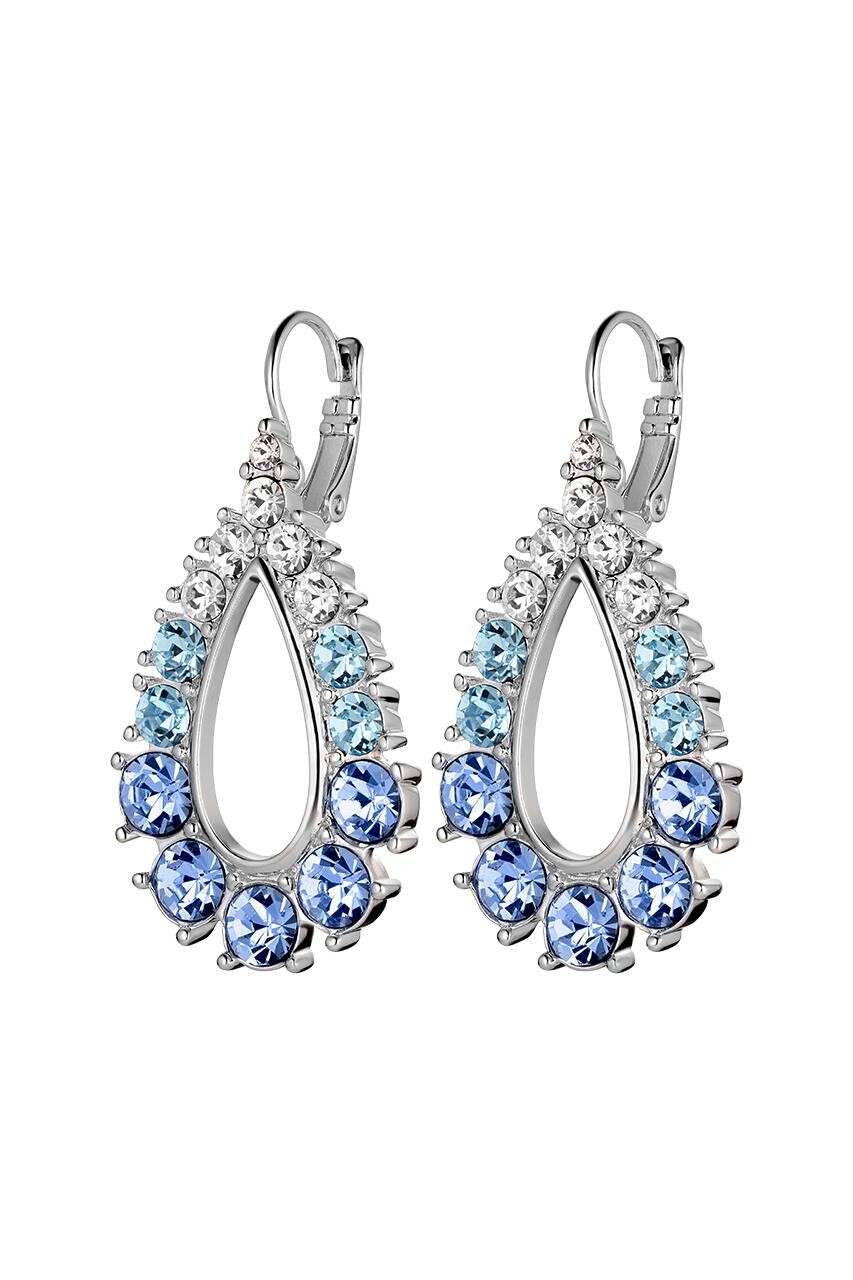 Billede af Dyrberg/Kern Zanetta Earring, Color: Silver/Blue, Onesize, Women