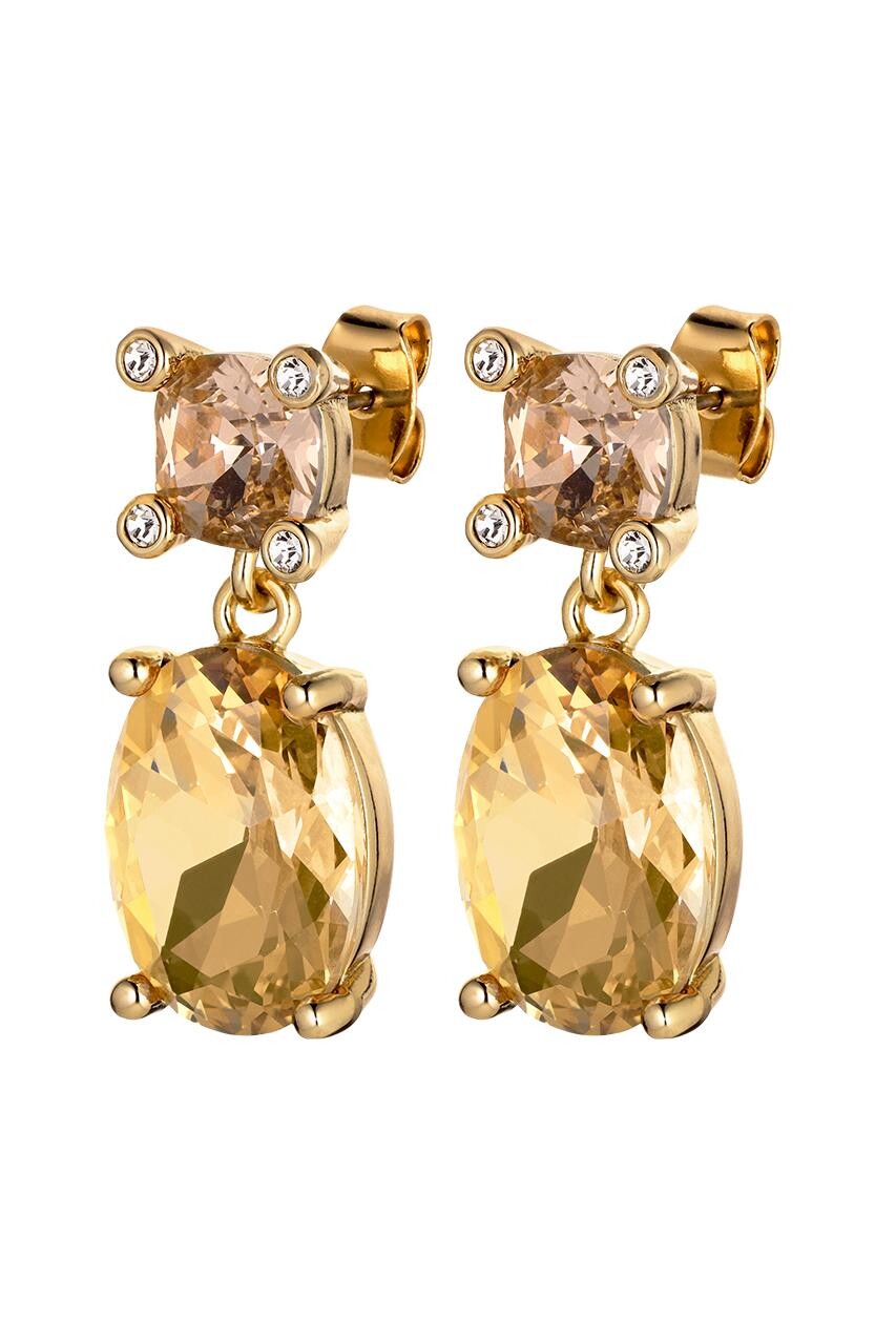 Billede af Dyrberg/Kern Antonia Earring, Color: Gold, Peach, Onesize, Women