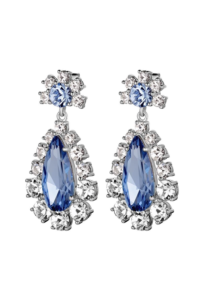 Dyrberg Kern Lucia Earring, Color Silver Blue, Onesize, Women
