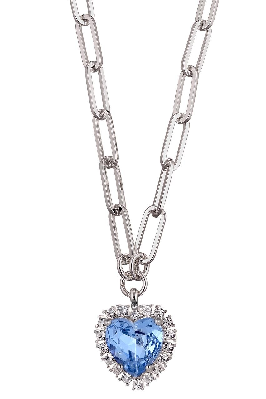 Billede af Dyrberg/Kern Simona Necklace, Color: Silver/Blue, Onesize, Women