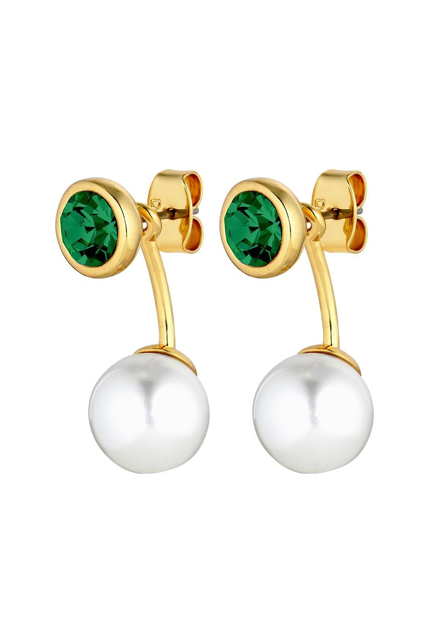 Billede af Dyrberg/Kern Toni Earring, Color: Gold/Green, Onesize, Women