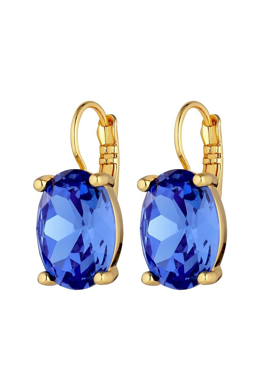 Billede af Dyrberg/Kern Chantal Earring, Color: Gold/Blue, Onesize, Women