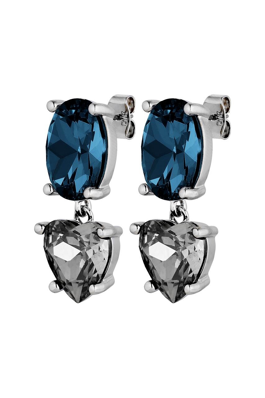 Billede af Dyrberg/Kern Anett Earring, Color: Silver/Blue, Onesize, Women