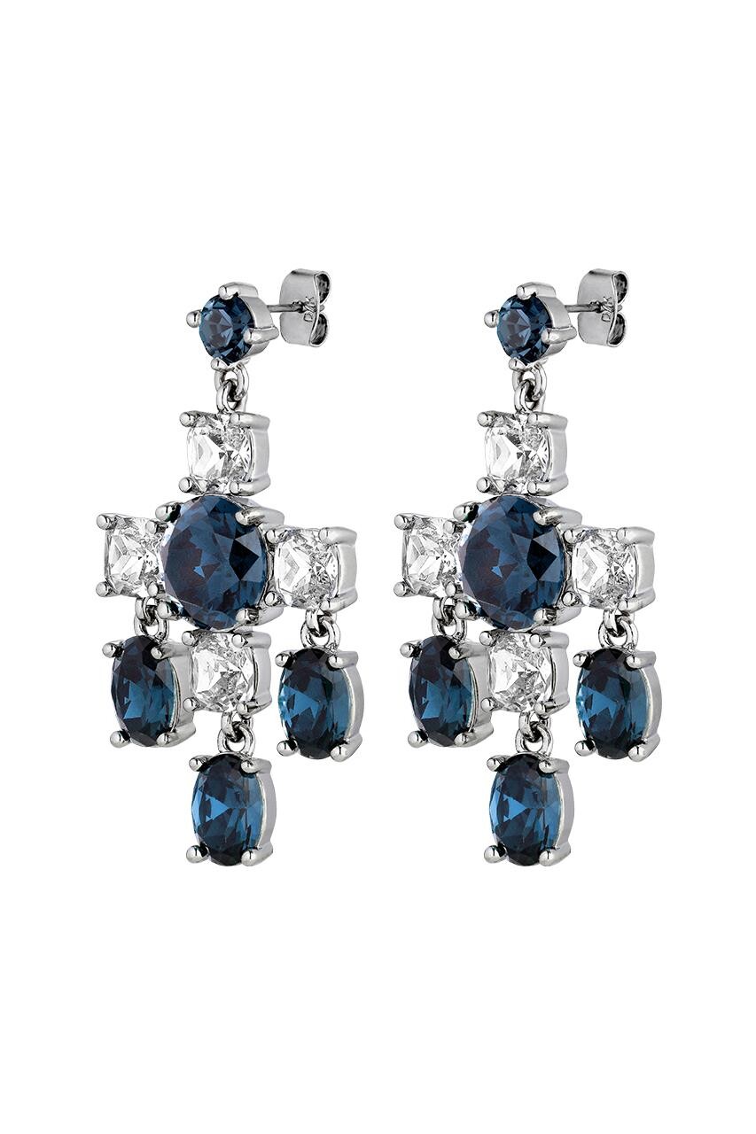 Billede af Dyrberg/Kern Leonora Earring, Color: Silver/Blue, Onesize, Women