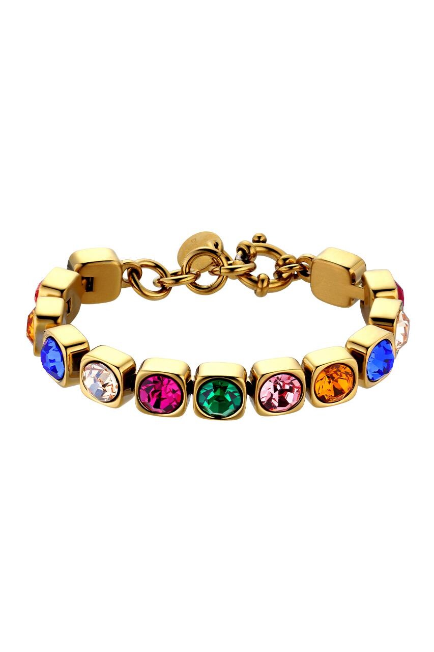 Billede af Dyrberg/Kern Conian Bracelet, Color: Gold, Rainbow, Onesize, Women