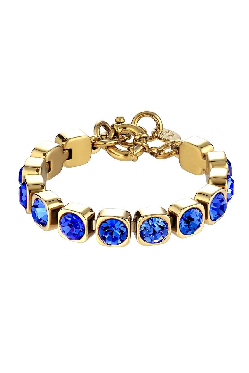 Dyrberg Kern Conian Bracelet, Color Gold Blue, Onesize, Women