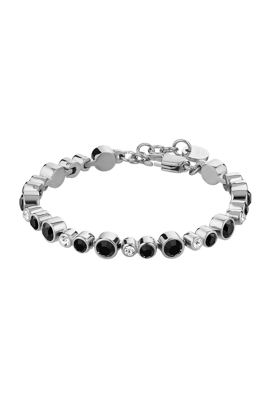 Billede af Dyrberg/Kern Teresia Bracelet, Color: Silver/Black, Onesize, Women