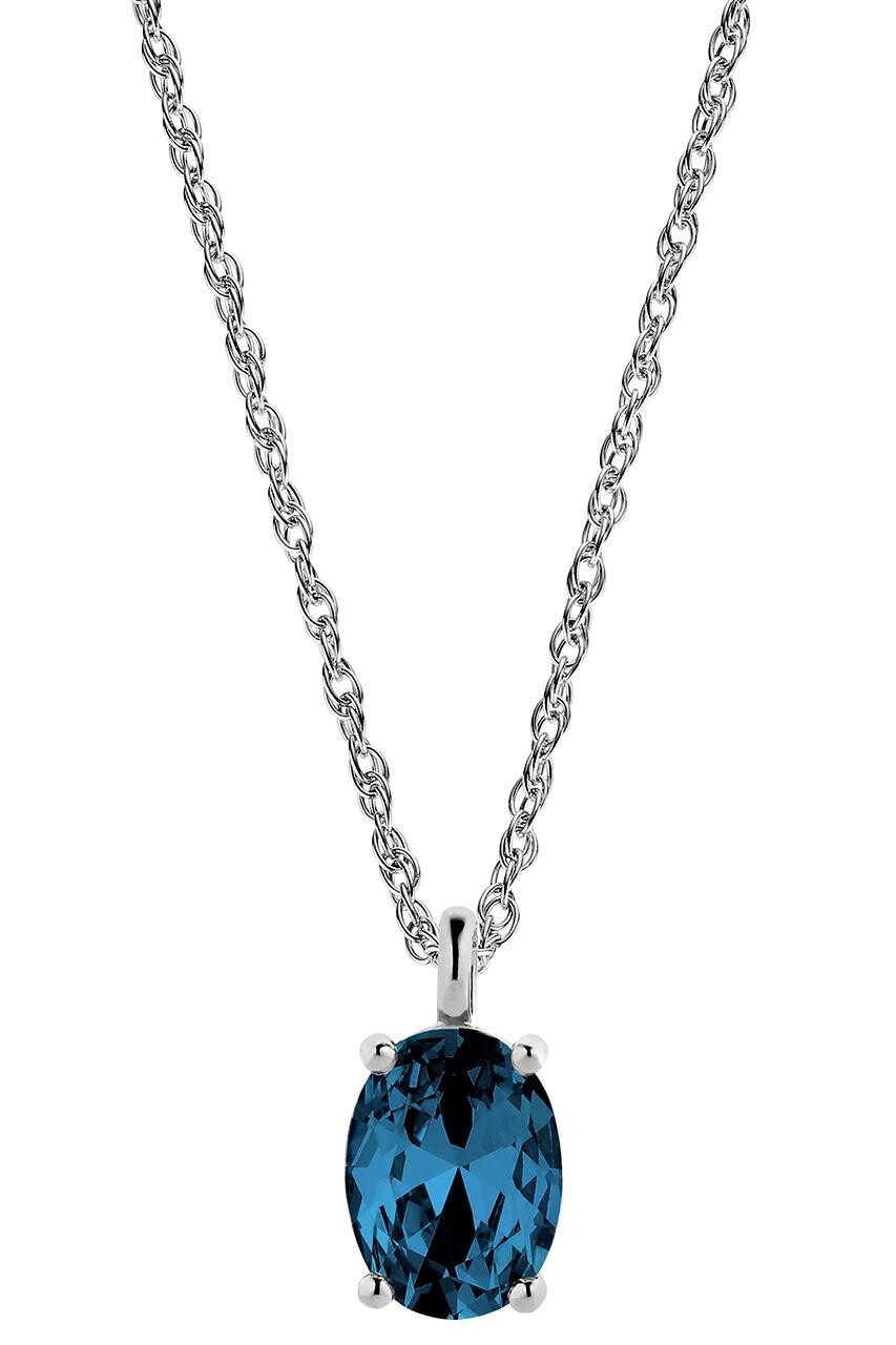 Billede af Dyrberg/Kern Barga Necklace, Color: Silver/Blue, Onesize, Women