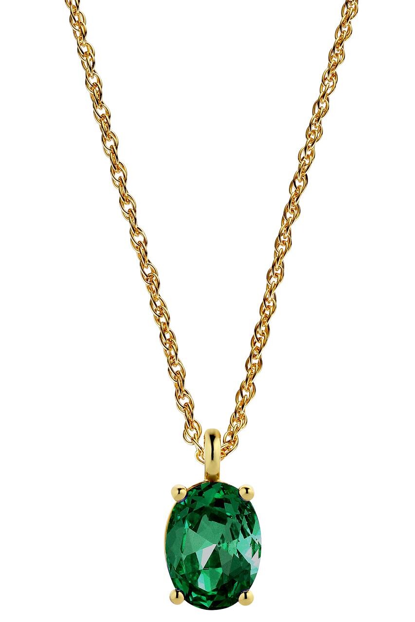 Billede af Dyrberg/Kern Barga Necklace, Color: Gold/Green, Onesize, Women