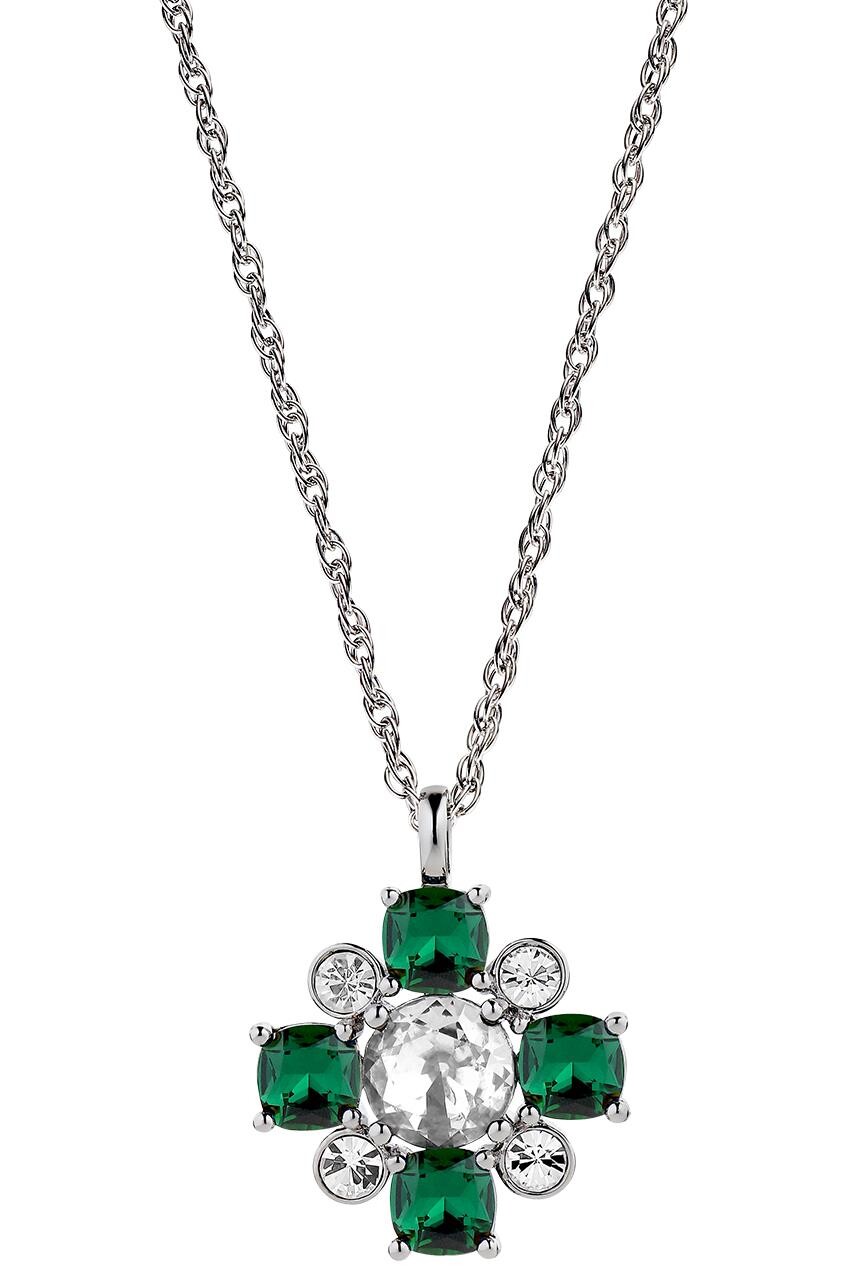 Billede af Dyrberg/Kern Sassi Necklace, Color: Silver/Green, Onesize, Women