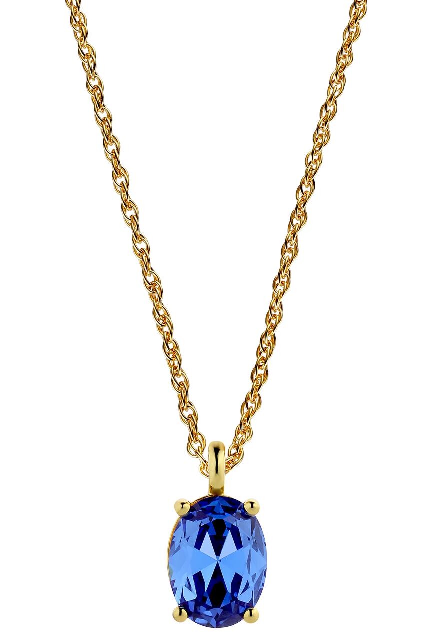Dyrberg Kern Barga Necklace, Color Gold Blue, Onesize, Women