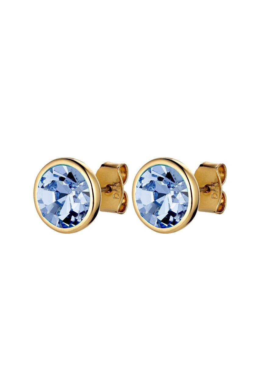 Dyrberg Kern Dia Earring, Color Gold Blue, Onesize, Women