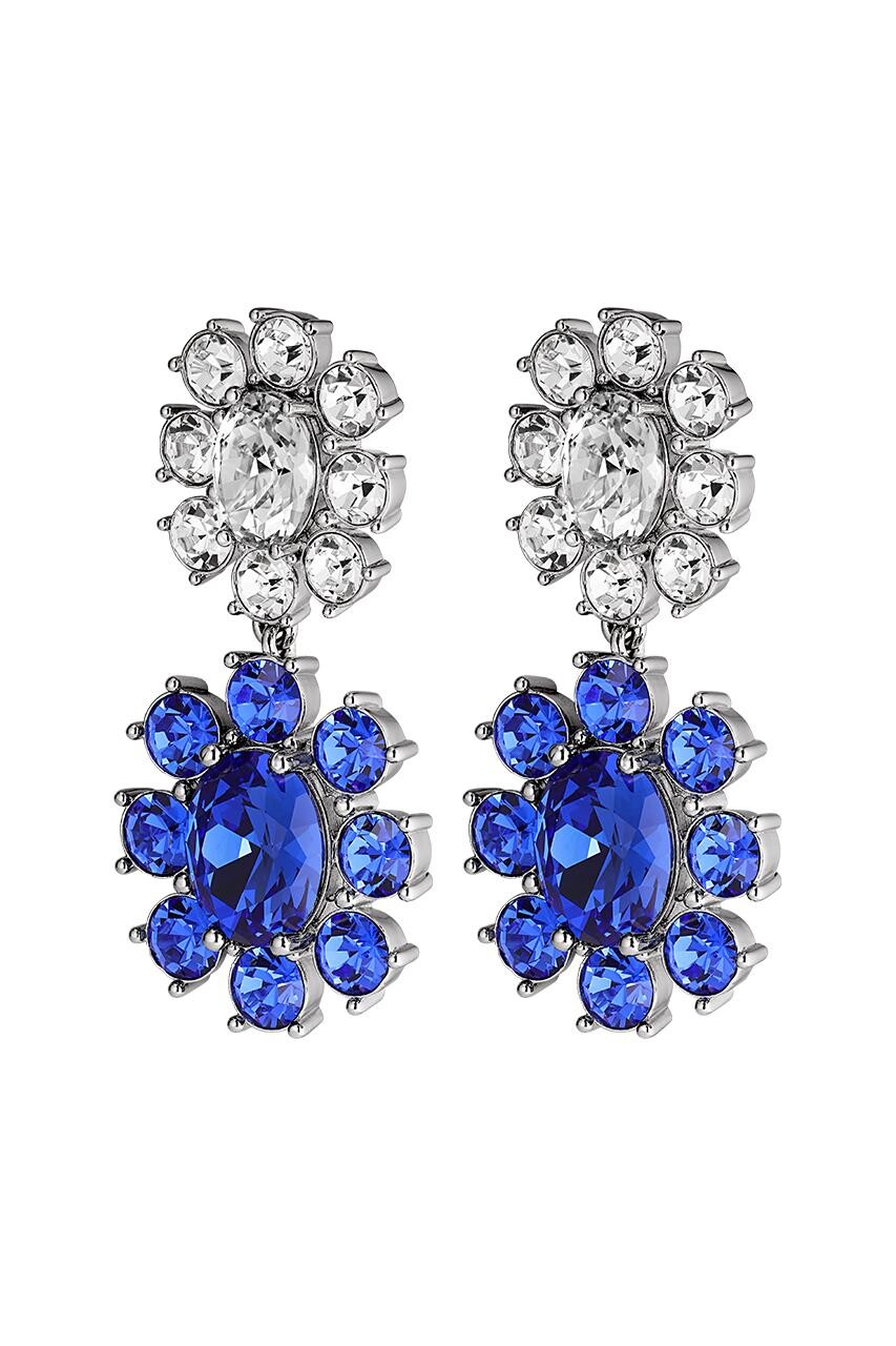 Billede af Dyrberg/Kern Lina Earring, Color: Silver/Blue, Onesize, Women