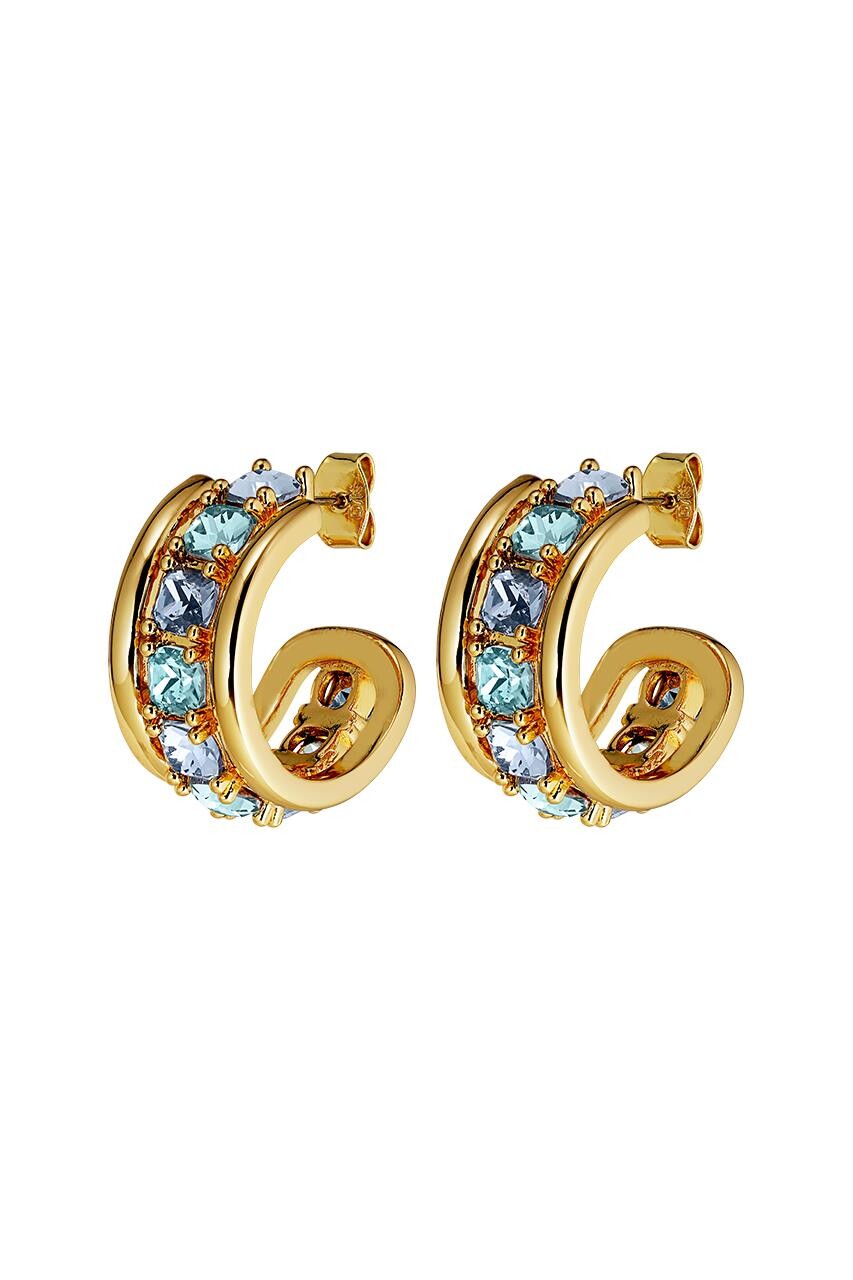 Billede af Dyrberg/Kern Helen Earring, Color: Gold/Blue, Onesize, Women