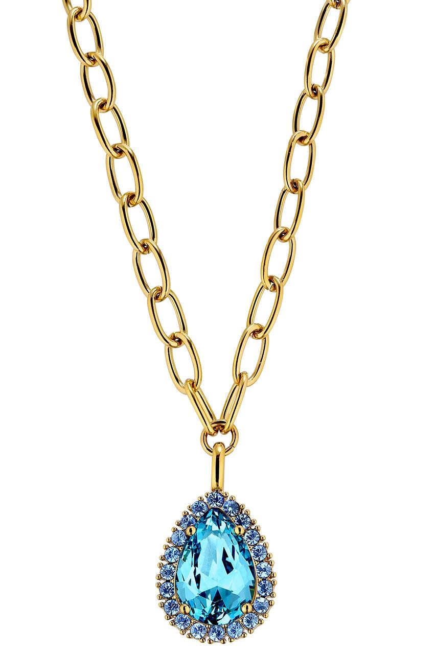Billede af Dyrberg/Kern Metta Necklace, Color: Gold/Blue, Onesize, Women