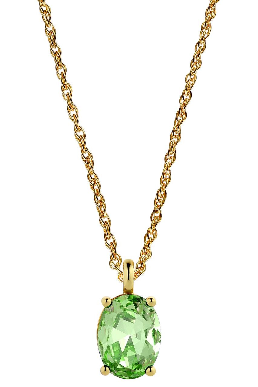 Dyrberg Kern Dyrberg/Kern Barga Necklace, Color: Gold/Green, Onesize, Women