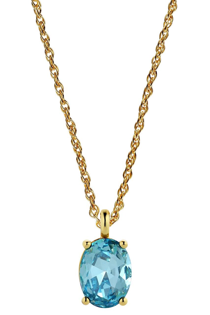 Billede af Dyrberg/Kern Barga Halskæde, Color: Gold/Blue, Onesize, Women