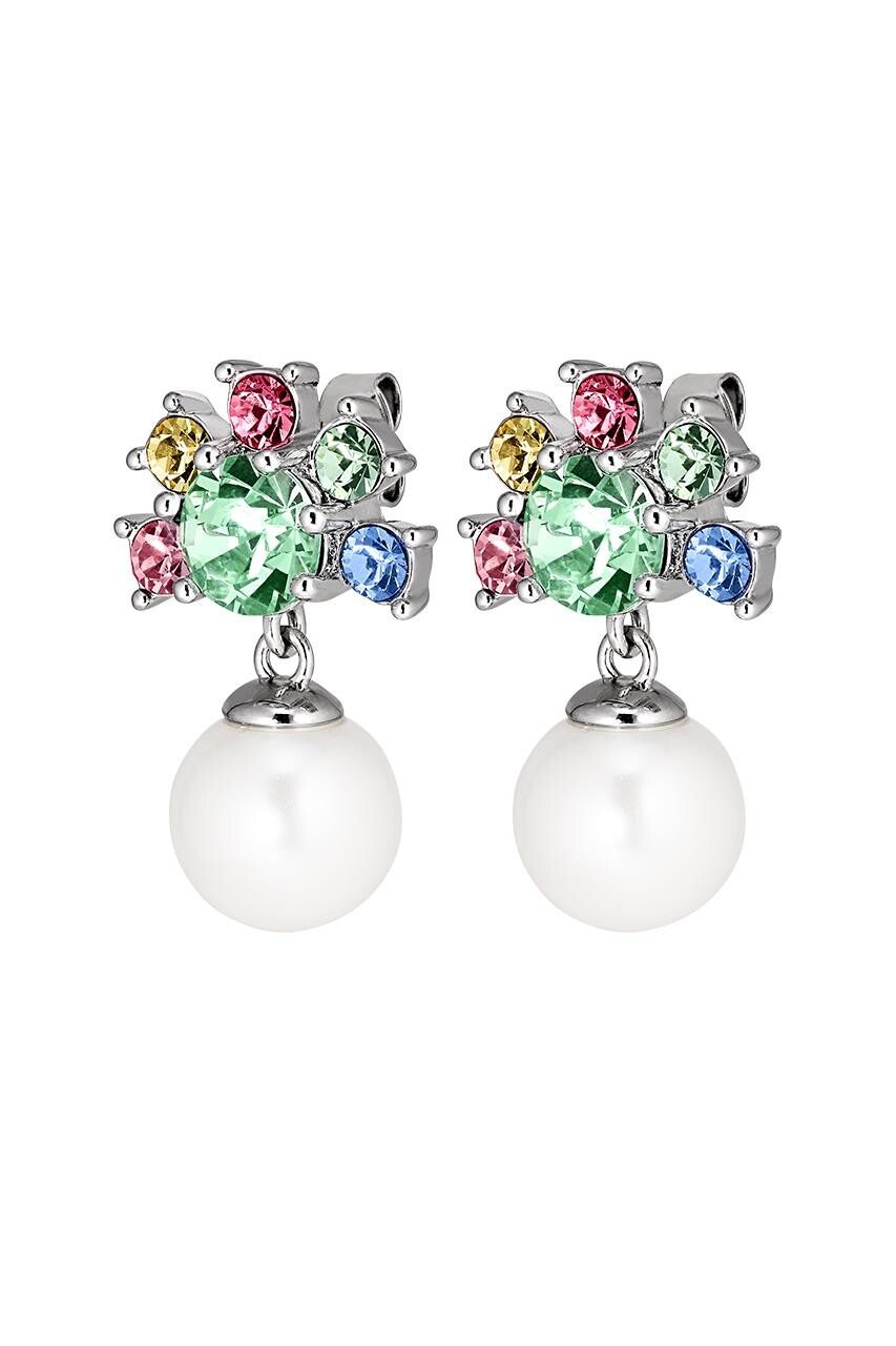 Billede af Dyrberg/Kern Veronica Earring, Color: Silver, Pastel, Onesize, Women