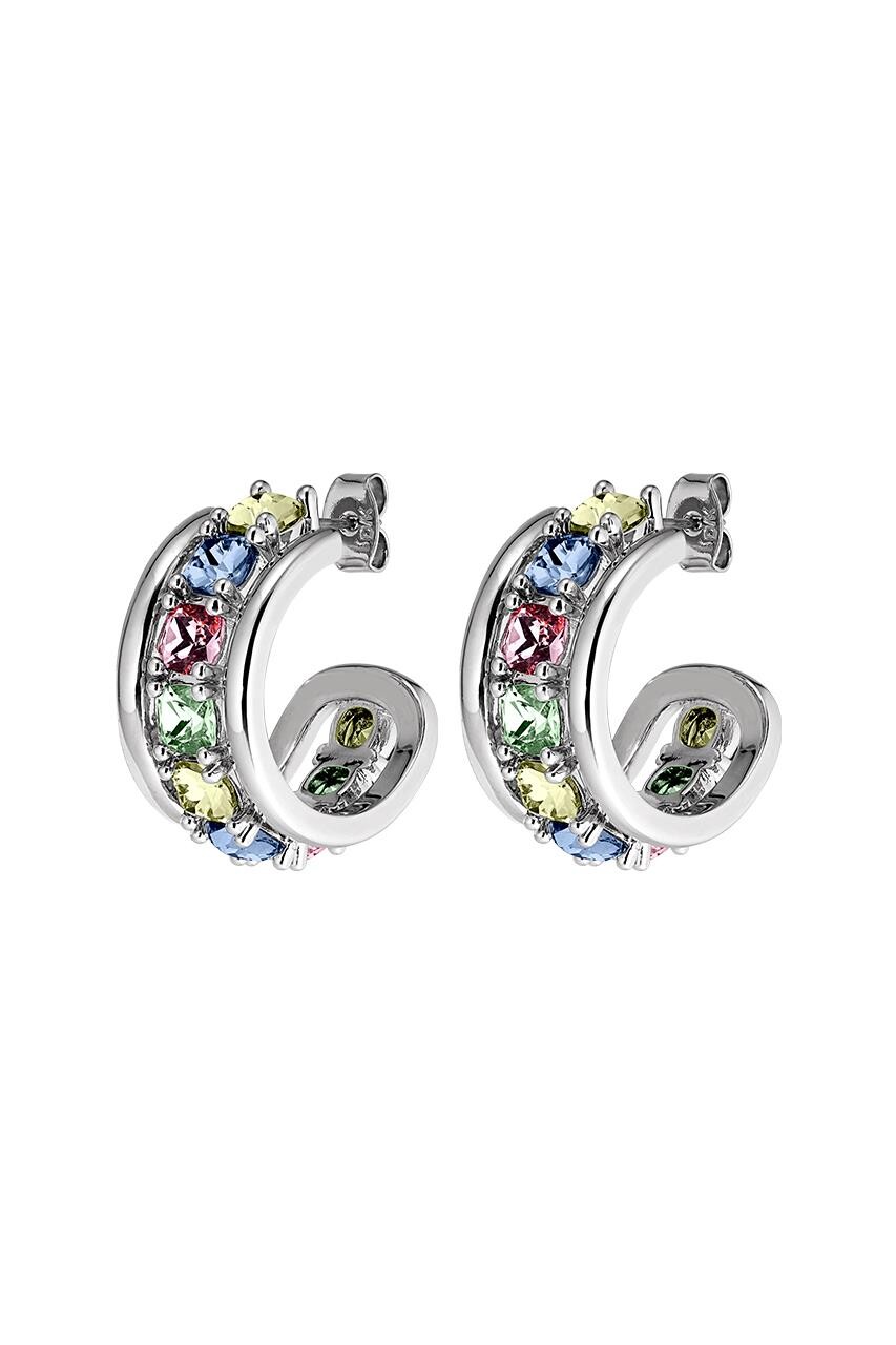 Billede af Dyrberg/Kern Helen Earring, Color: Silver, Pastel, Onesize, Women