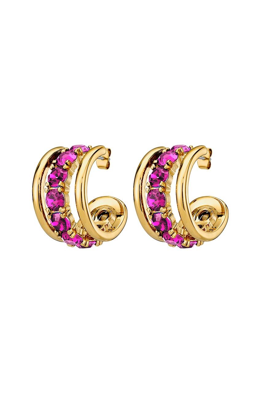 Billede af Dyrberg/Kern Helen Earring, Color: Gold/Pink, Onesize, Women