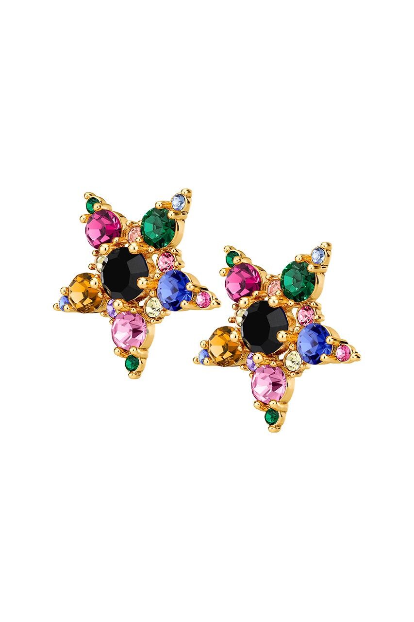 Billede af Dyrberg/Kern Gemini Earring, Color: Gold, Rainbow, Onesize, Women