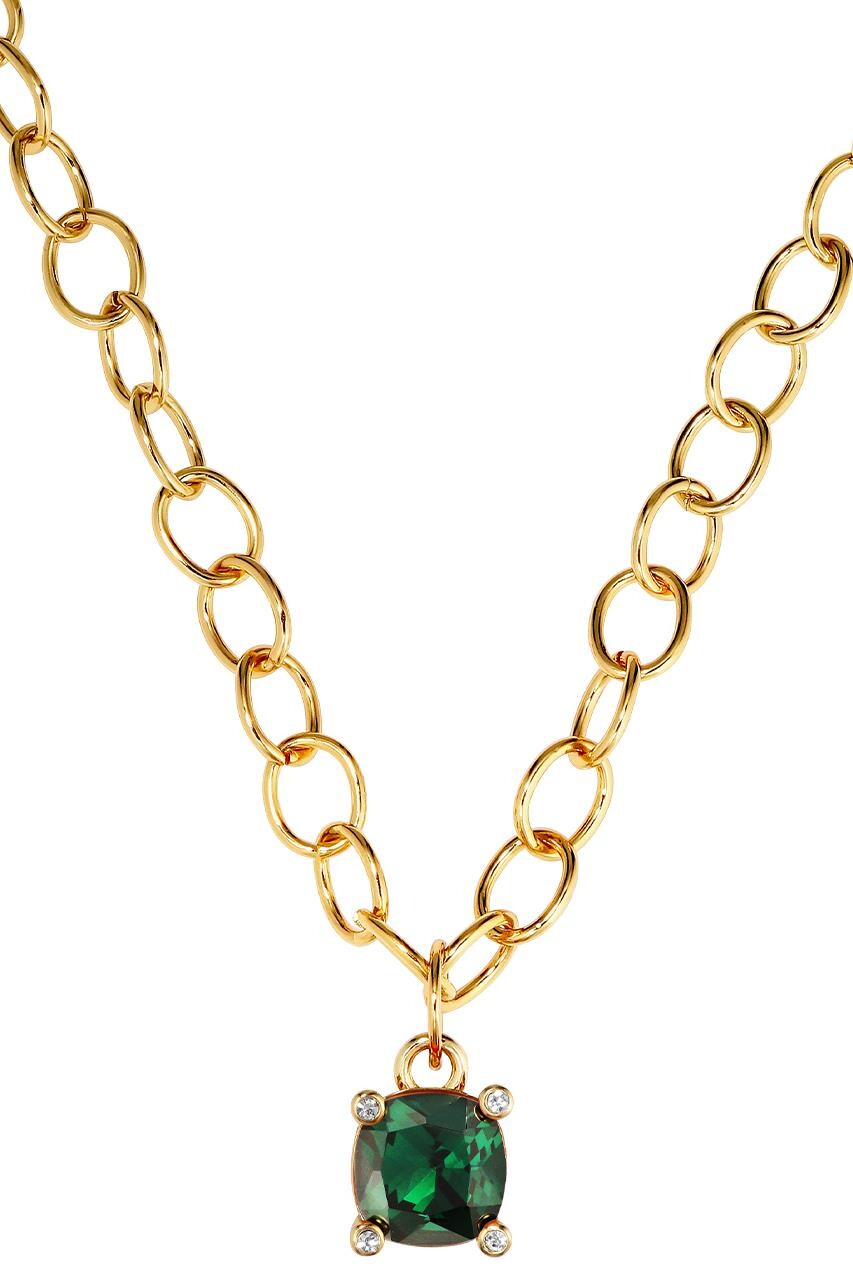 Billede af Dyrberg/Kern Ramina Necklace, Color: Gold/Green, Onesize, Women