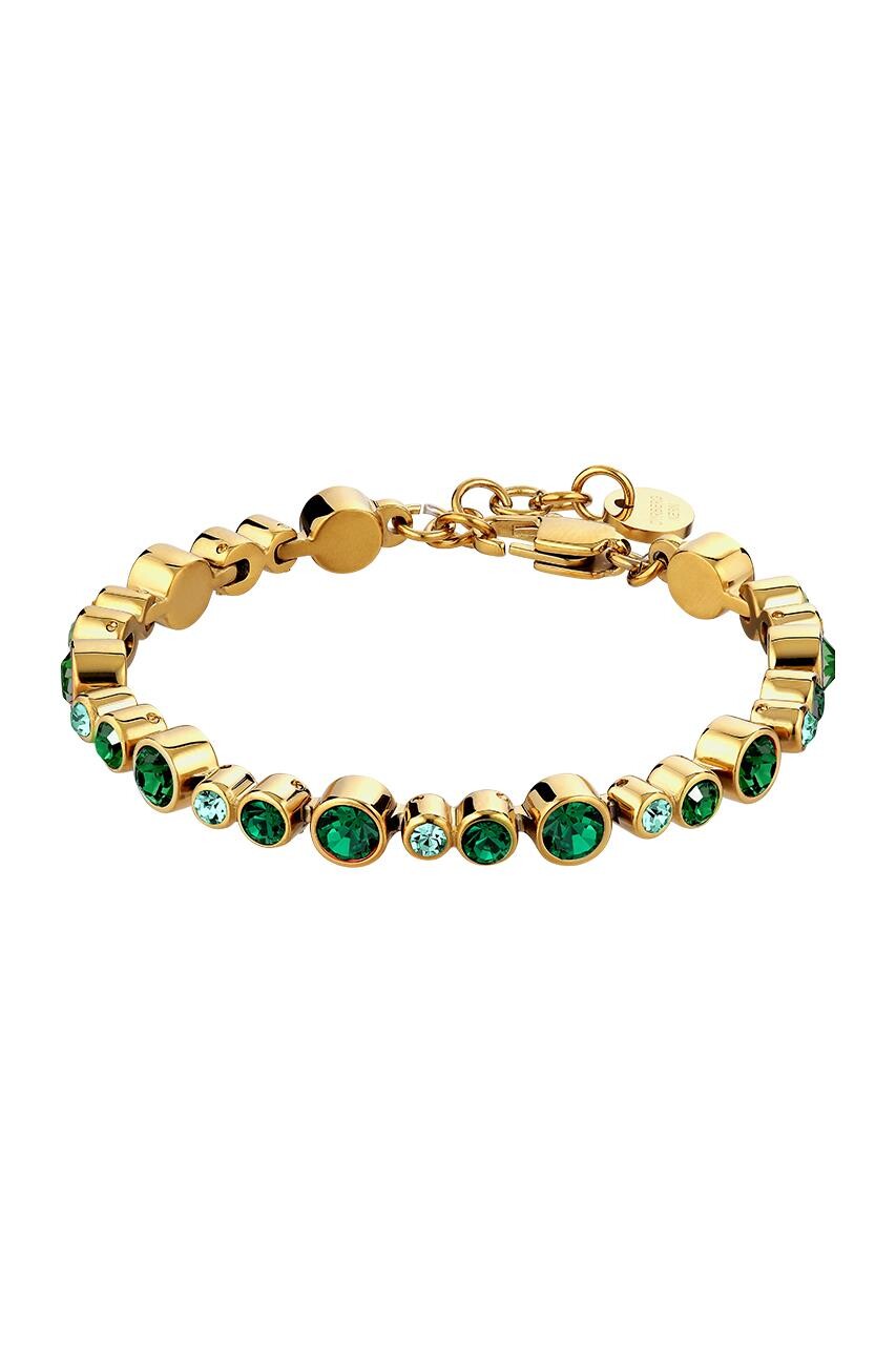 Billede af Dyrberg/Kern Teresia Bracelet, Color: Gold/Green, Onesize, Women