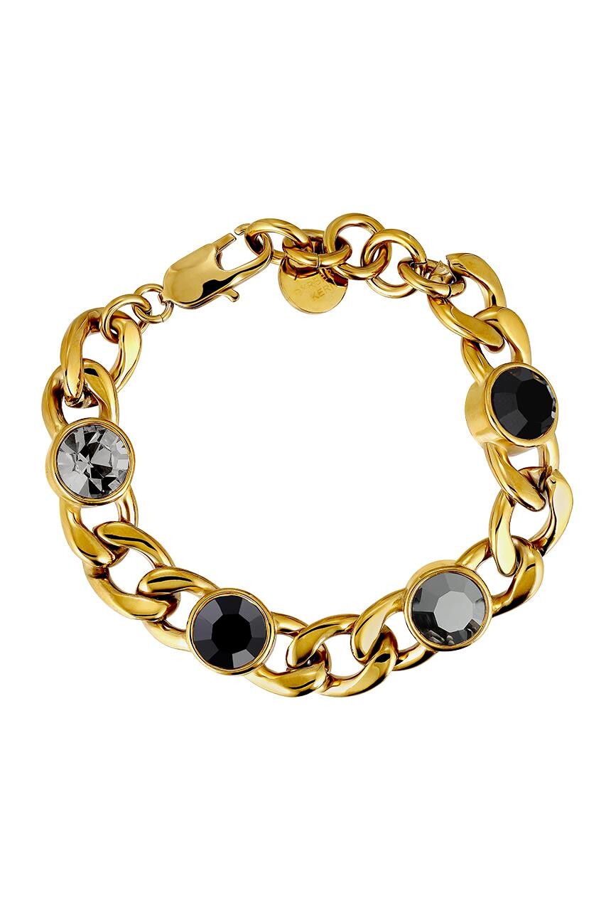 Billede af Dyrberg/Kern Ariane Bracelet, Color: Gold/Black, Onesize, Women