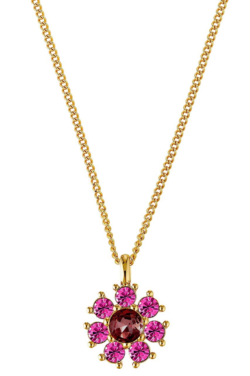 Billede af Dyrberg/Kern Delise Necklace, Color: Gold/Pink, Onesize, Women