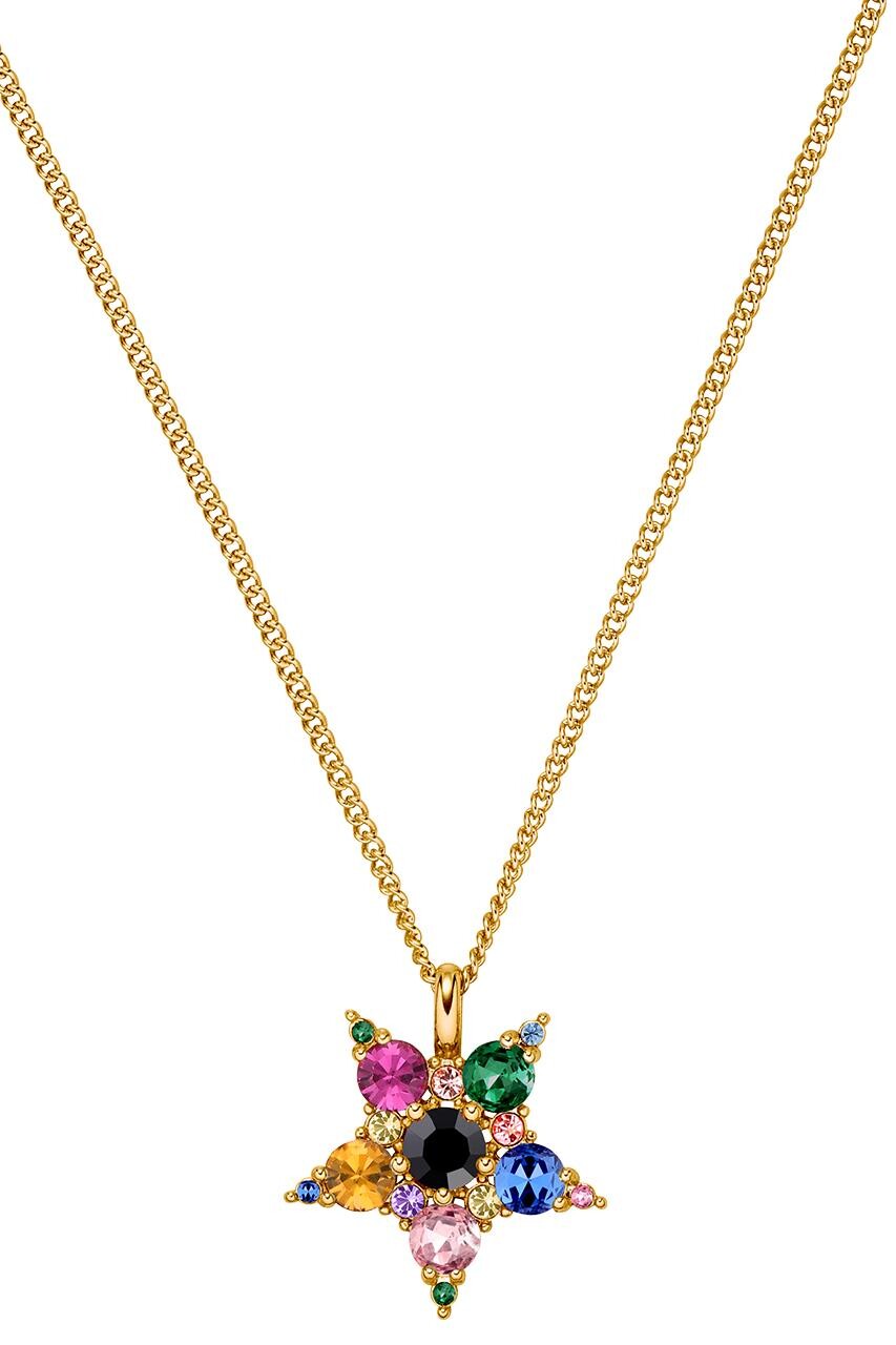 Dyrberg Kern Lyra Necklace, Color Gold, Rainbow, Onesize, Women