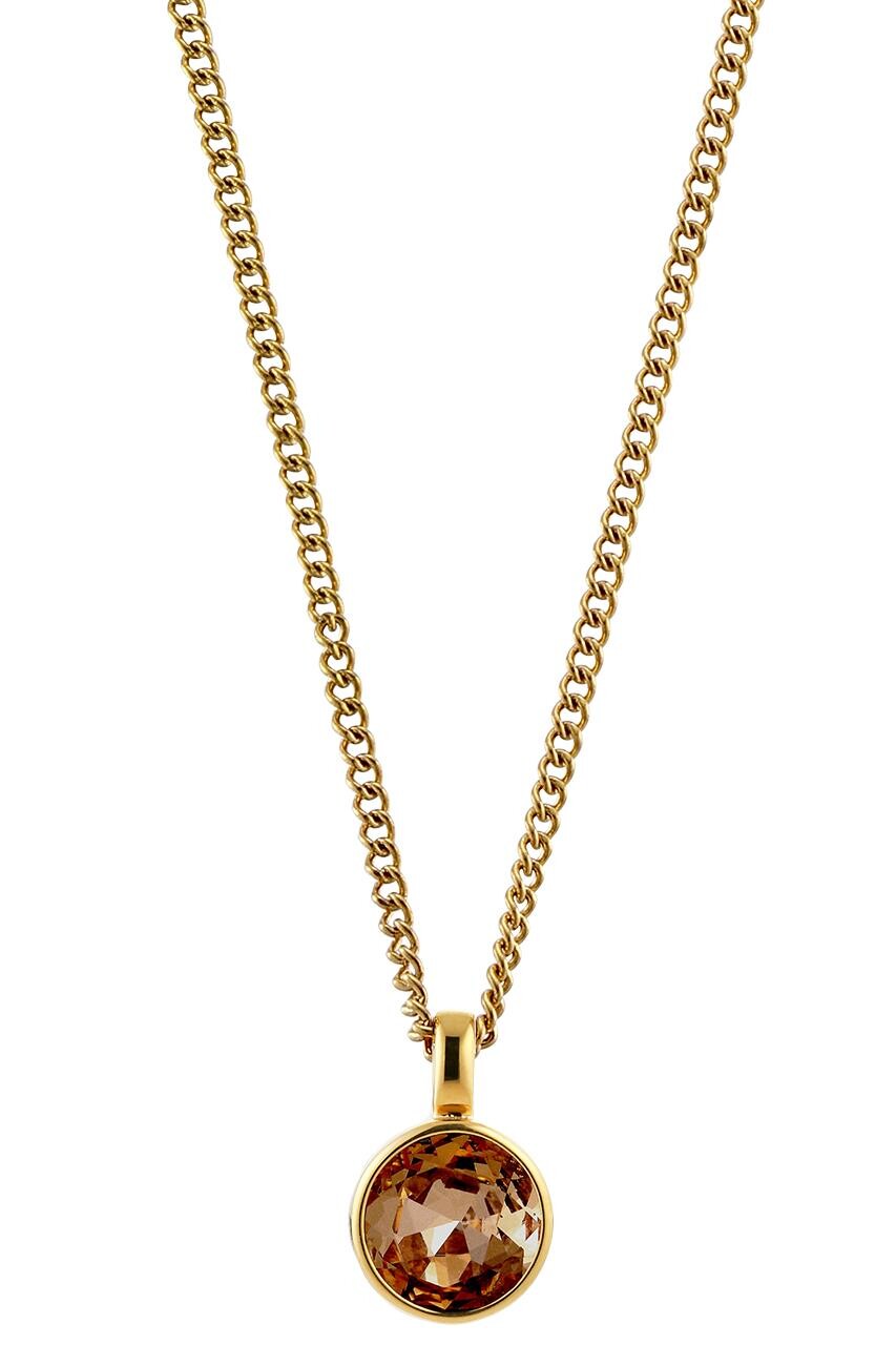 Billede af Dyrberg/Kern Ette Necklace, Color: Gold/Brown, Onesize, Women