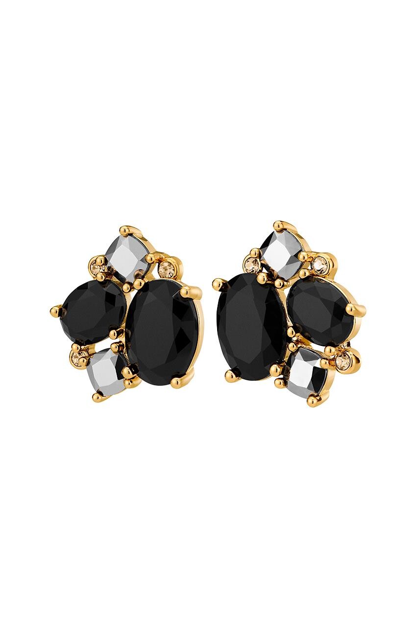 Billede af Dyrberg/Kern Emma Earring, Color: Gold/Black, Onesize, Women