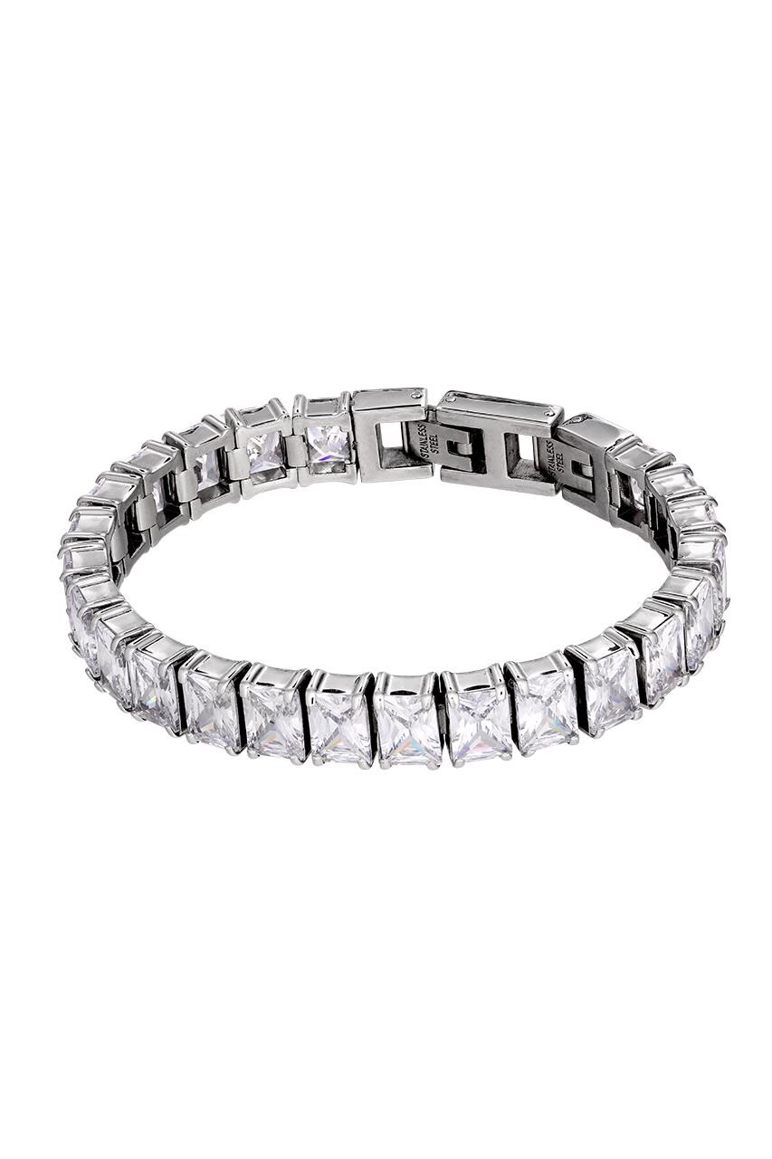 Billede af Dyrberg/Kern Conda Bracelet, Color: Silver/Crystal, Onesize, Women