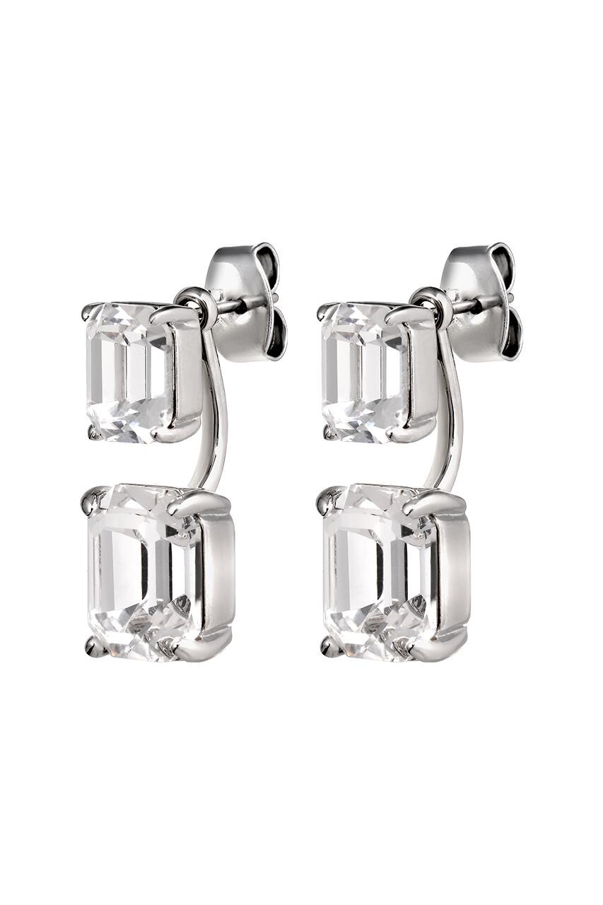 Dyrberg Kern Teti Earring , Color Silver Crystal, Onesize, Women