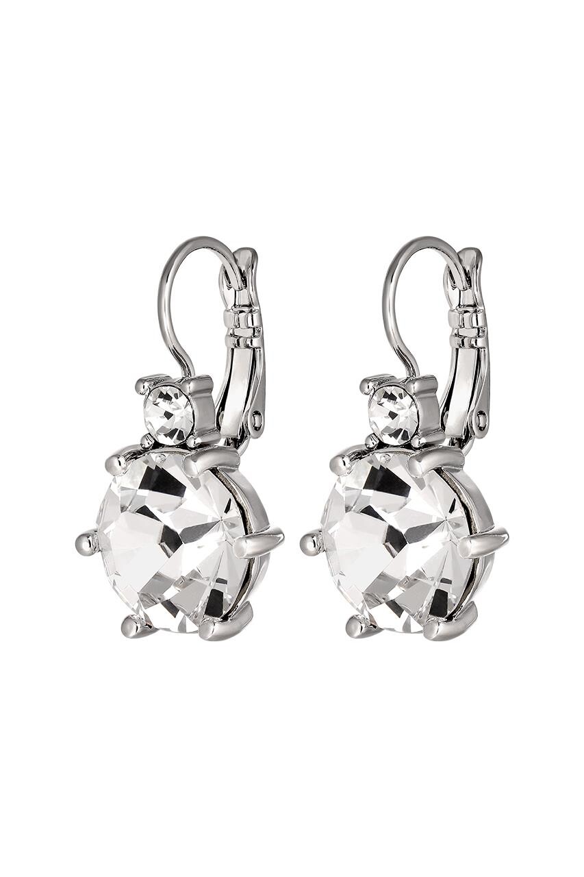 Dyrberg Kern Begonia Earring, Color Silver Crystal, Onesize, Women