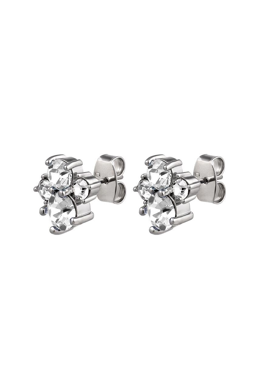 Dyrberg Kern Billis Earring, Color Silver Crystal, Onesize, Women
