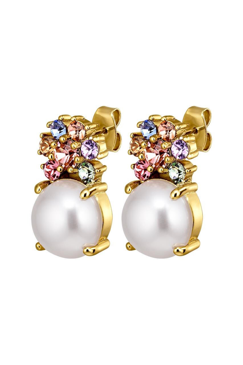 Dyrberg Kern Beckia Earring, Color Gold, Pastel, Onesize, Women