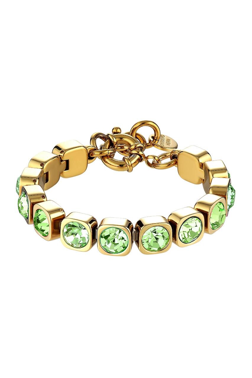 Dyrberg Kern Conian Bracelet, Color Gold Green, Onesize, Women