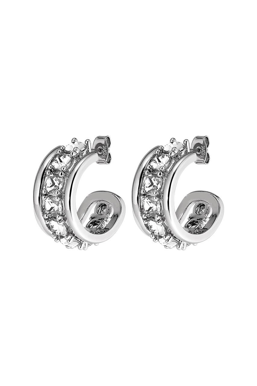 Dyrberg Kern Helen Earring, Color Silver Crystal, Onesize, Women