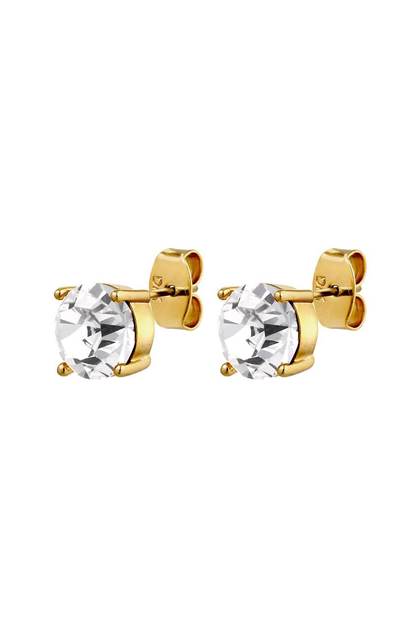 Dyrberg Kern Dyrberg/Kern Daza Earring, Color: Gold/Crystal, Onesize, Women