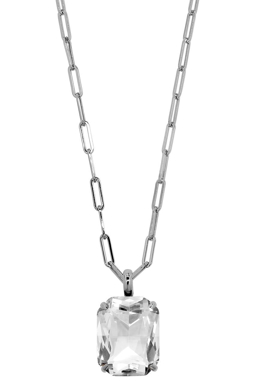 Dyrberg Kern Dyrberg/Kern Eyti Necklace, Color: Silver/Crystal, Onesize, Women