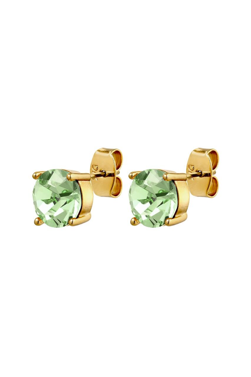 Dyrberg Kern Daze Earring, Color Gold Green, Onesize, Women